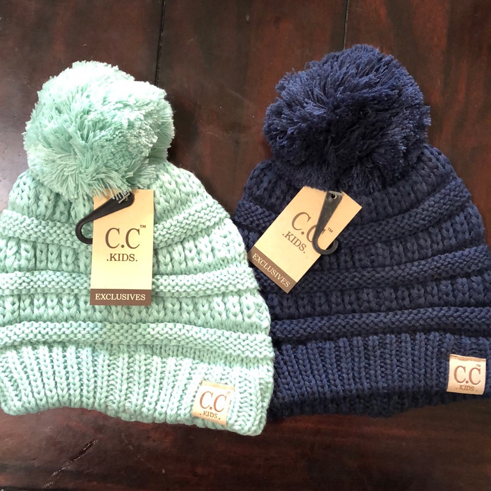 Kids chunky knit beanie